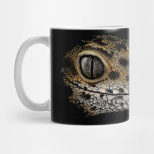 Artsy Lizard Drawing | Staring Leopard-Gecko Mug